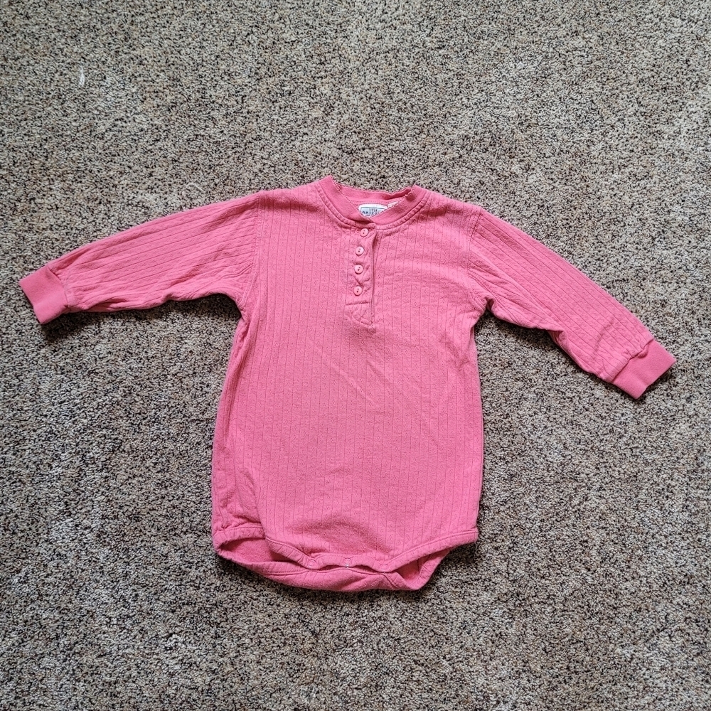 Vintage Little Arizona Jean Company Cotton Pink Top Size 24 Months